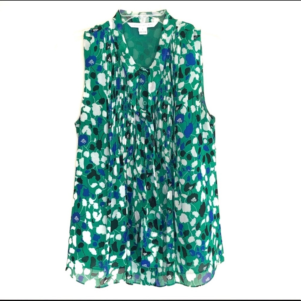 diane von furstenberg sleeveless blouse